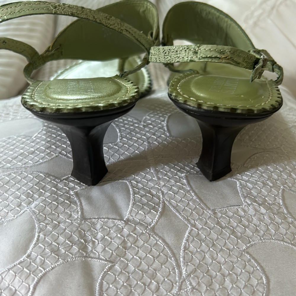 FRANCO SARTO KITTEN HEEL SANDALS - Picture 2 of 4